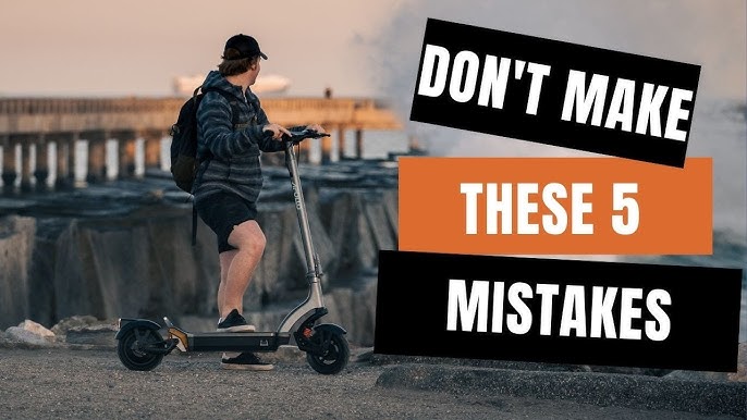 Top 5 Mistakes New Electric Scooter Riders Make