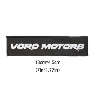 Embroidered Velcro Patches - VORO MOTORS