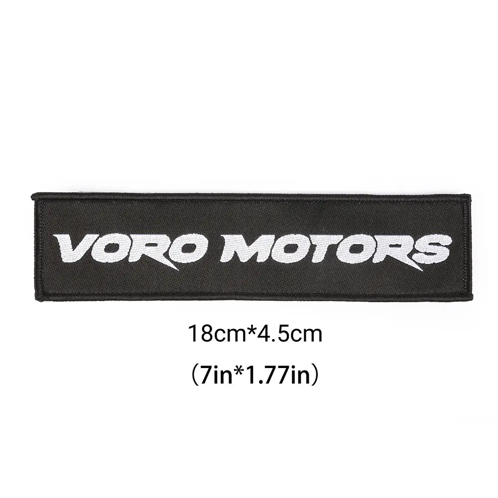Embroidered Velcro Patches - VORO MOTORS